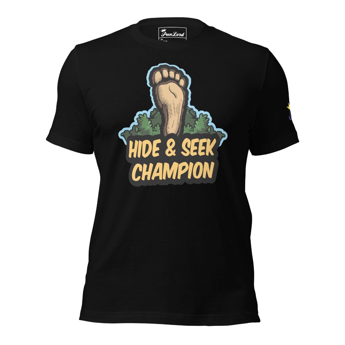 Hide Seek Champion Funny Bigfoot T Shirt Punlord PunLord